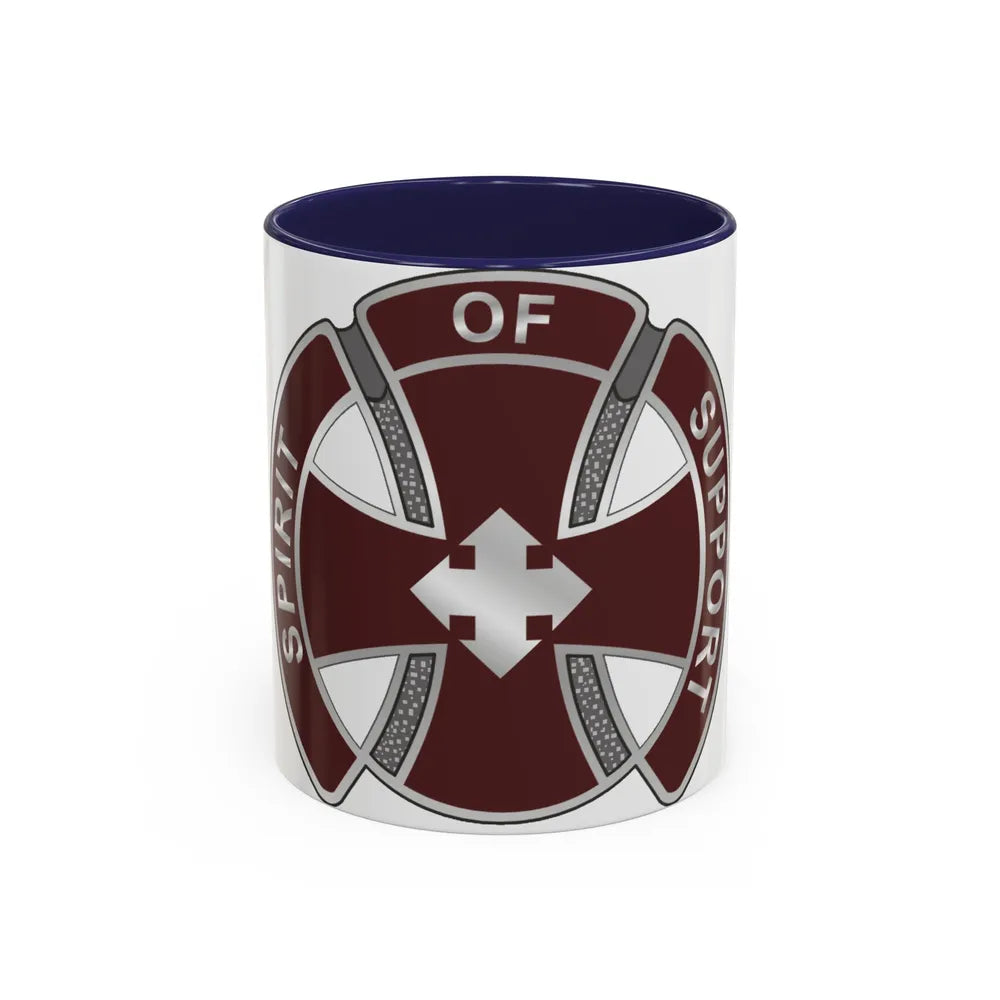 147 Medical Battalion1 (U.S. Army) Accent Coffee Mug-11oz-Navy-Go Mug Yourself