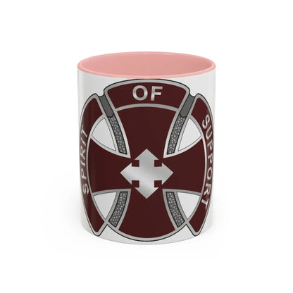 147 Medical Battalion1 (U.S. Army) Accent Coffee Mug-11oz-Pink-Go Mug Yourself