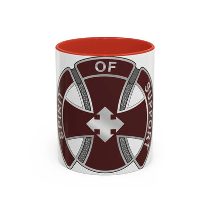 147 Medical Battalion1 (U.S. Army) Accent Coffee Mug-11oz-Red-Go Mug Yourself