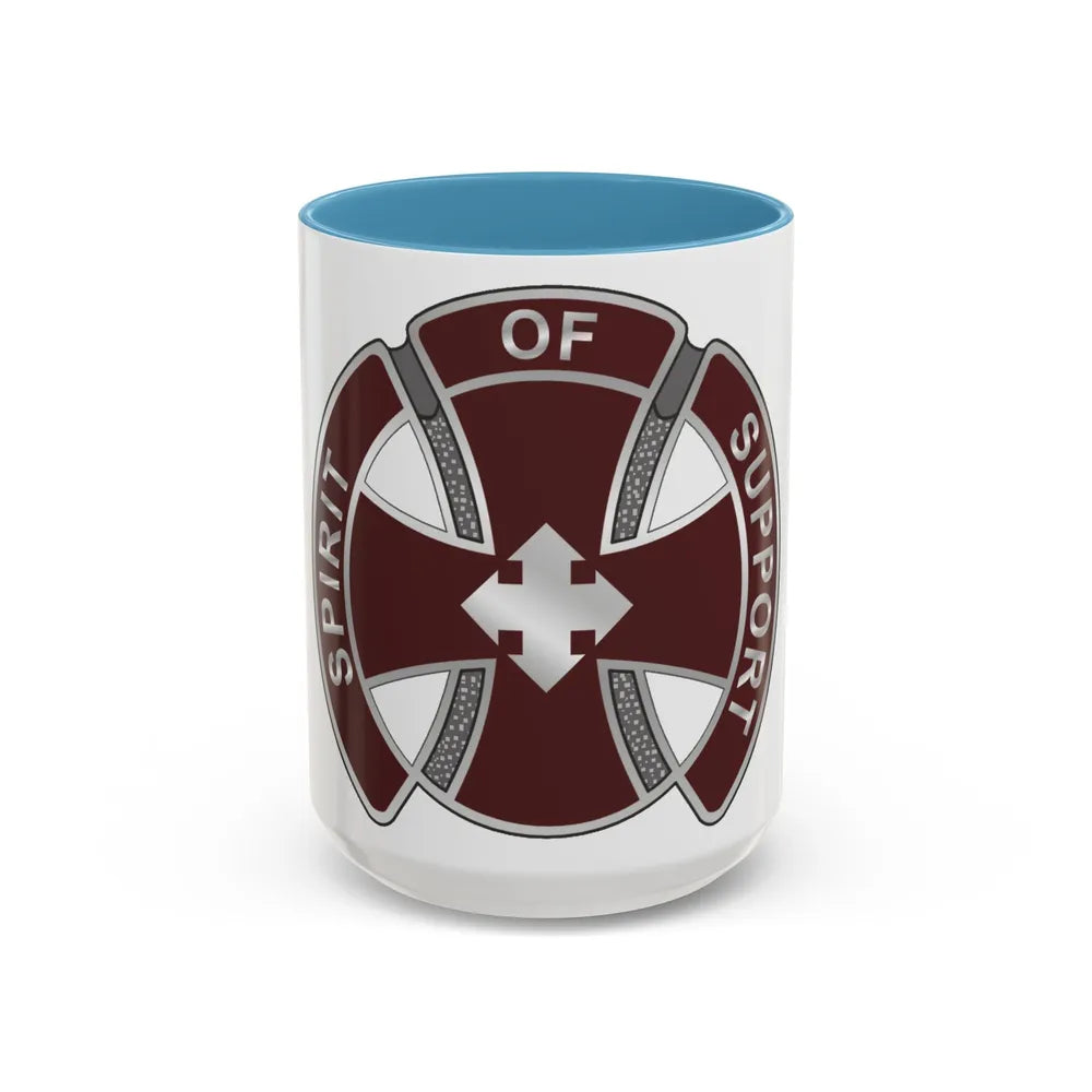 147 Medical Battalion1 (U.S. Army) Accent Coffee Mug-15oz-Light Blue-Go Mug Yourself