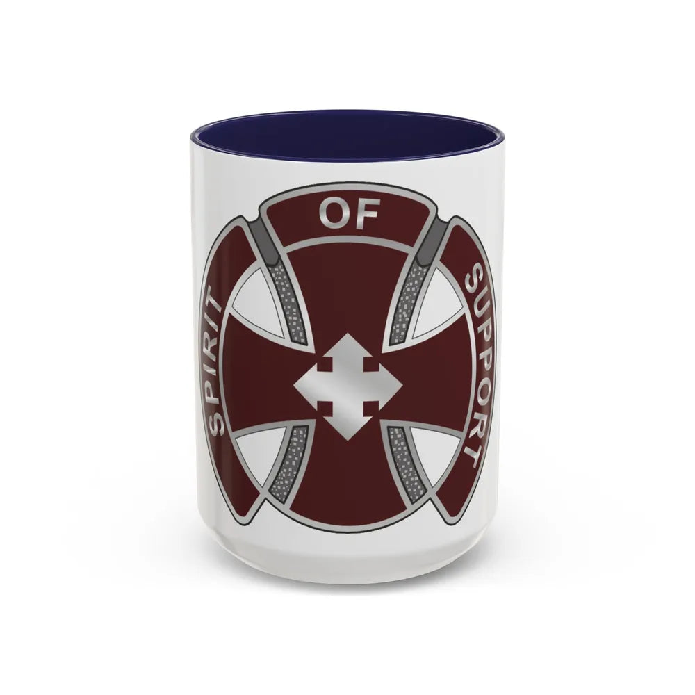 147 Medical Battalion1 (U.S. Army) Accent Coffee Mug-15oz-Navy-Go Mug Yourself