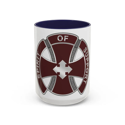 147 Medical Battalion1 (U.S. Army) Accent Coffee Mug-15oz-Navy-Go Mug Yourself