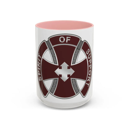 147 Medical Battalion1 (U.S. Army) Accent Coffee Mug-15oz-Pink-Go Mug Yourself