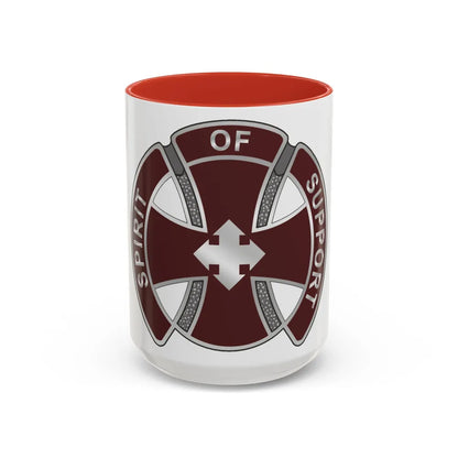 147 Medical Battalion1 (U.S. Army) Accent Coffee Mug-15oz-Red-Go Mug Yourself