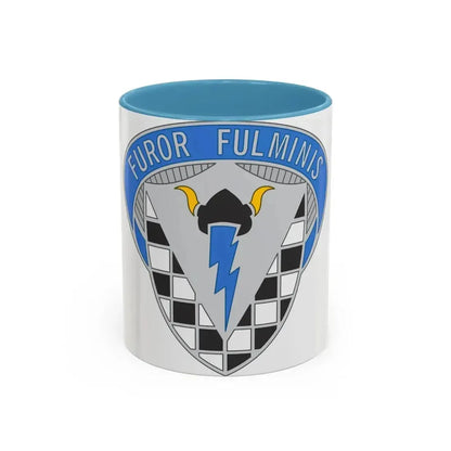 147 Military Intelligence Battalion (U.S. Army) Accent Coffee Mug 11oz Light Blue - Go Mug Yourself