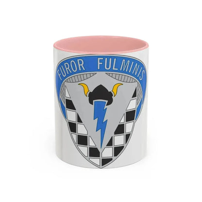 147 Military Intelligence Battalion (U.S. Army) Accent Coffee Mug 11oz Pink - Go Mug Yourself