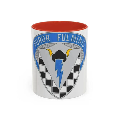 147 Military Intelligence Battalion (U.S. Army) Accent Coffee Mug 11oz Red - Go Mug Yourself