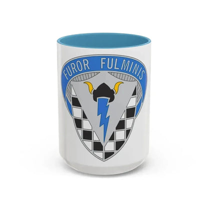 147 Military Intelligence Battalion (U.S. Army) Accent Coffee Mug 15oz Light Blue - Go Mug Yourself