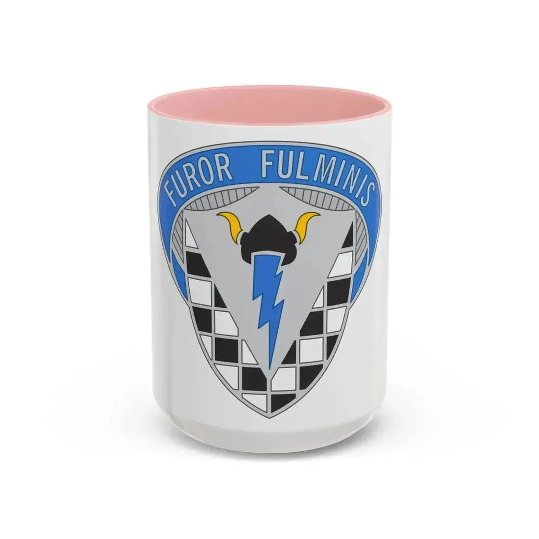 147 Military Intelligence Battalion (U.S. Army) Accent Coffee Mug 15oz Pink - Go Mug Yourself