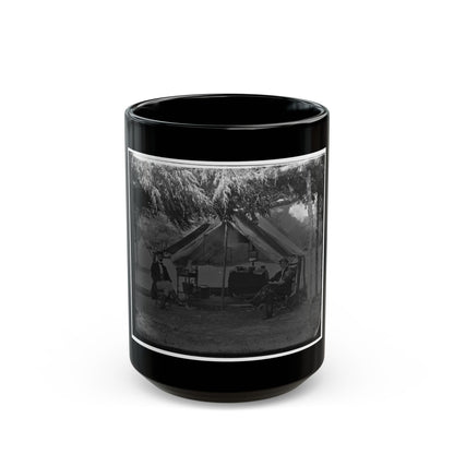 Washington, District Of Columbia. Two Officers Of Gen. Andrew A. Humpreys' Staff (U.S. Civil War) Black Coffee Mug