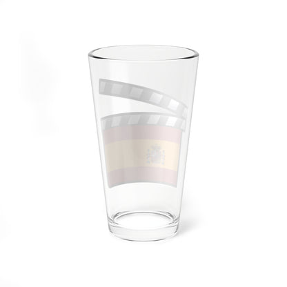 Spain film clapperboard (Spain) Pint Glass 16oz