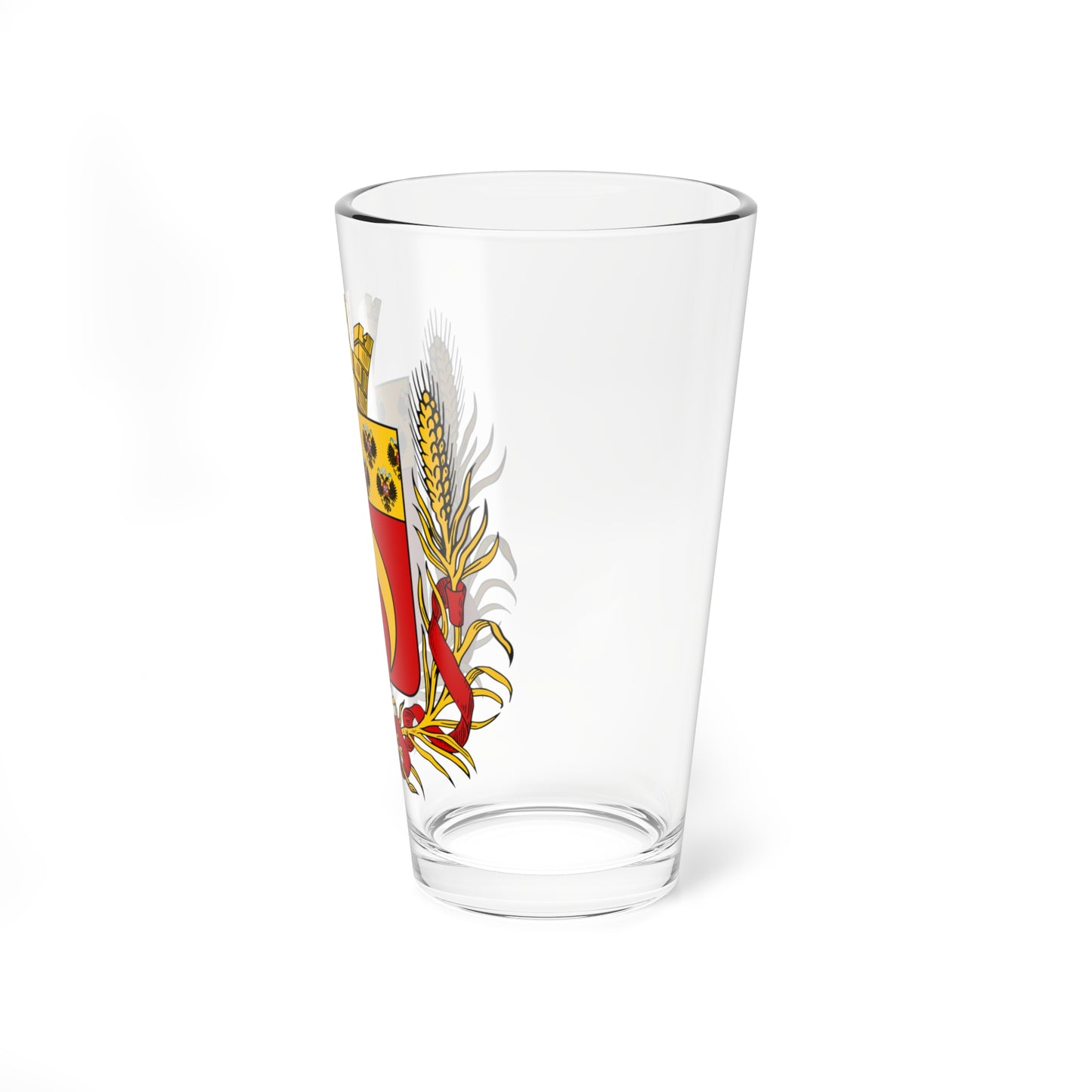 Coat of arms of Verniy 1908 (Russia) (Coat of Arms) Pint Glass 16oz