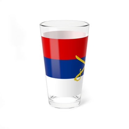 War Flag of Serbian Krajina (Croatia) Pint Glass 16oz