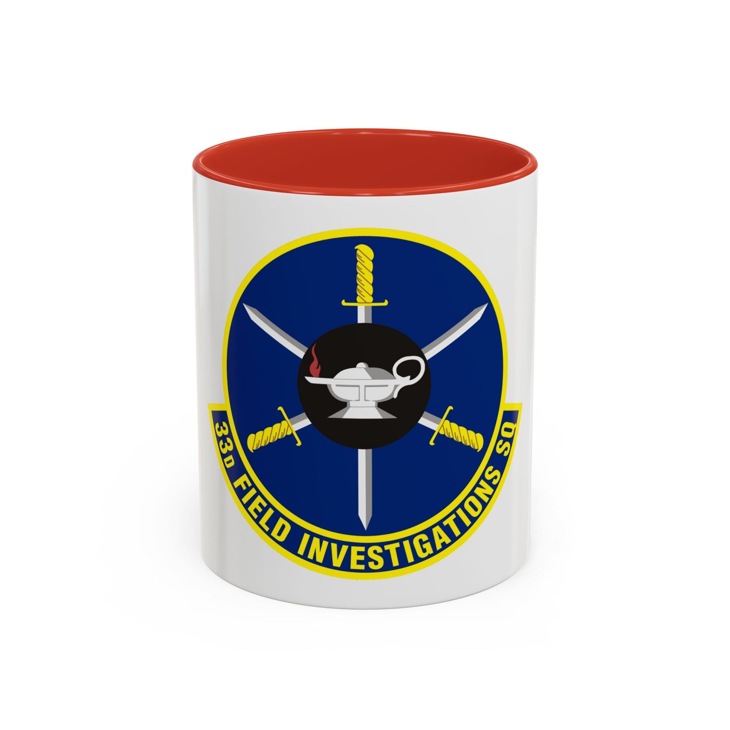 33d Field Investigations Squadron (U.S. Air Force) Accent Coffee Mug