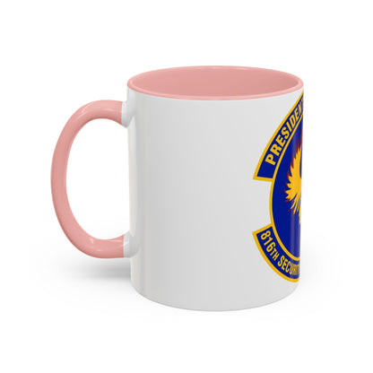 816th Security Forces Squadron (U.S. Air Force) Accent Coffee Mug