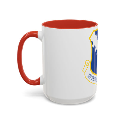 182d Airlift Wing insignia AFD 080128 056 (U.S. Air Force) Accent Coffee Mug