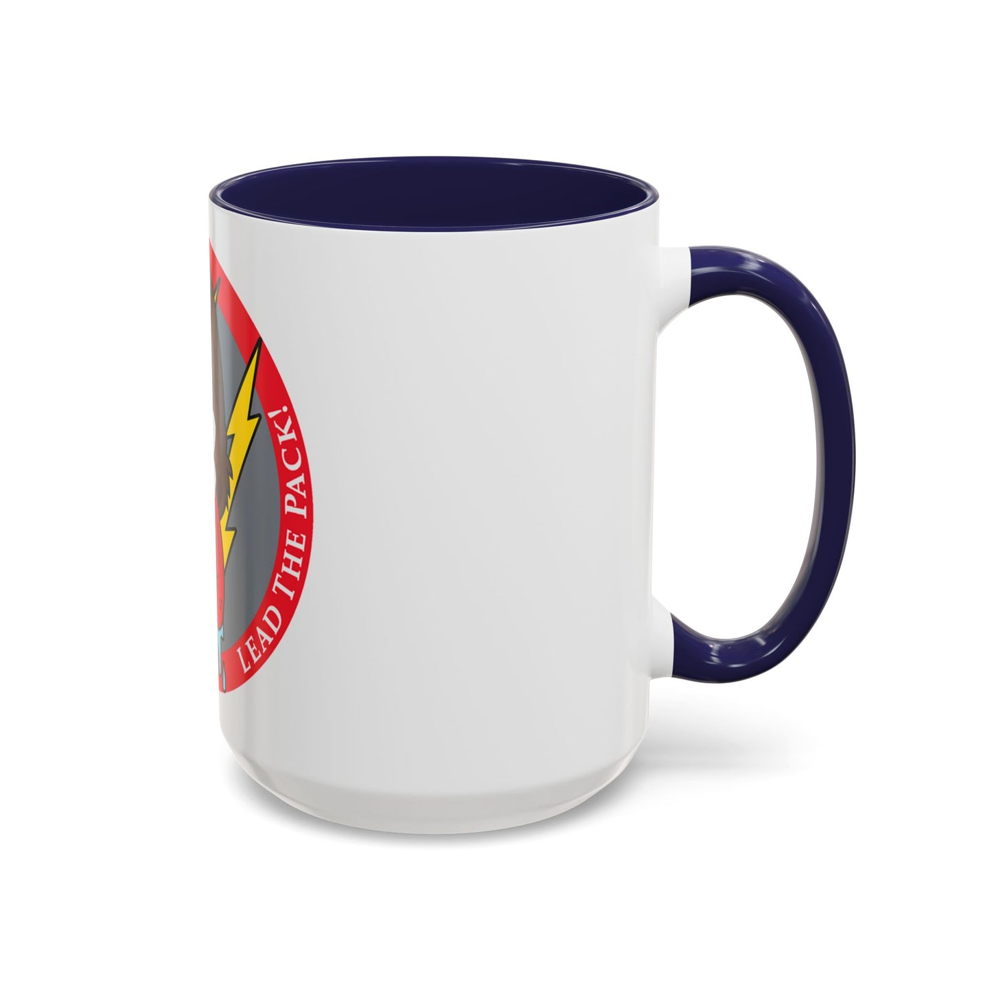 Tasse à café avec motif Red Wolfhound Patch (US Air Force)