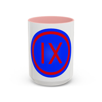 IX Corps (U.S. Army) Accent Coffee Mug