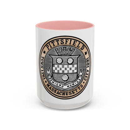 Seal of Pittsfield Massachusetts - Accent Coffee Mug
