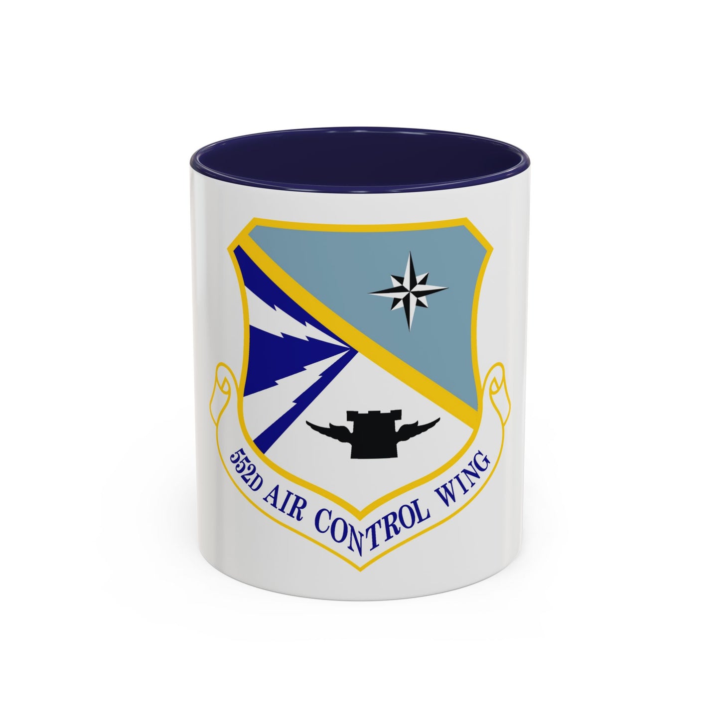 552d Air Control Wing (U.S. Air Force) Accent Coffee Mug