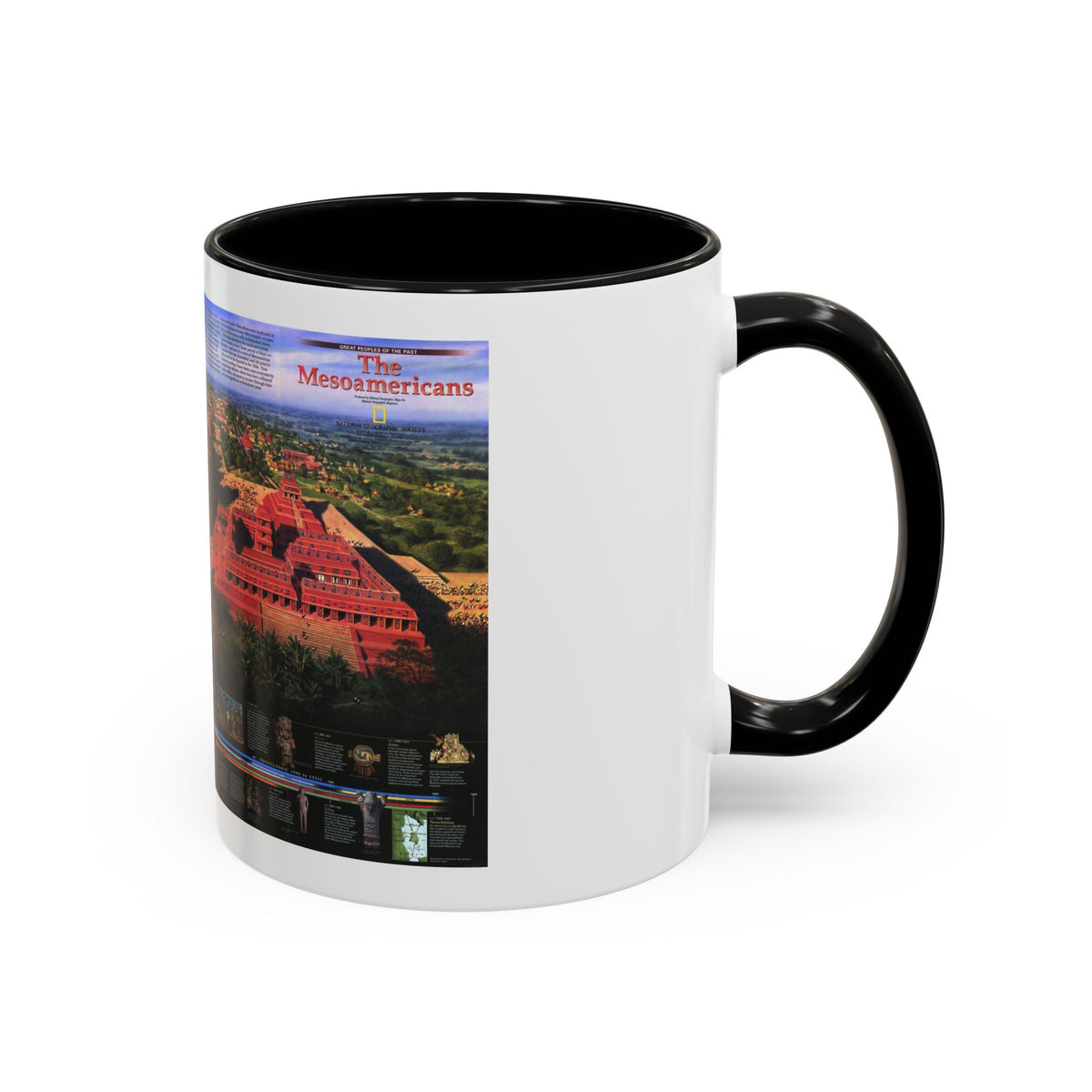 North America - The Mesoamericans (1997) (Map) Accent Coffee Mug