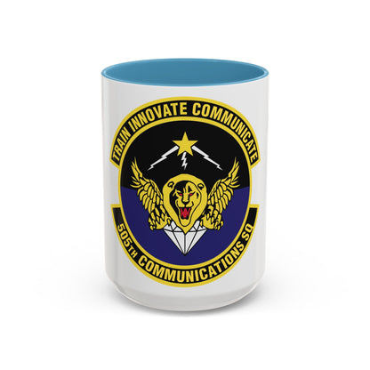 505th Communications Squadron (U.S. Air Force) Accent Coffee Mug