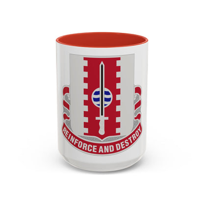 386 Engineer Battalion (U.S. Army) Accent Coffee Mug