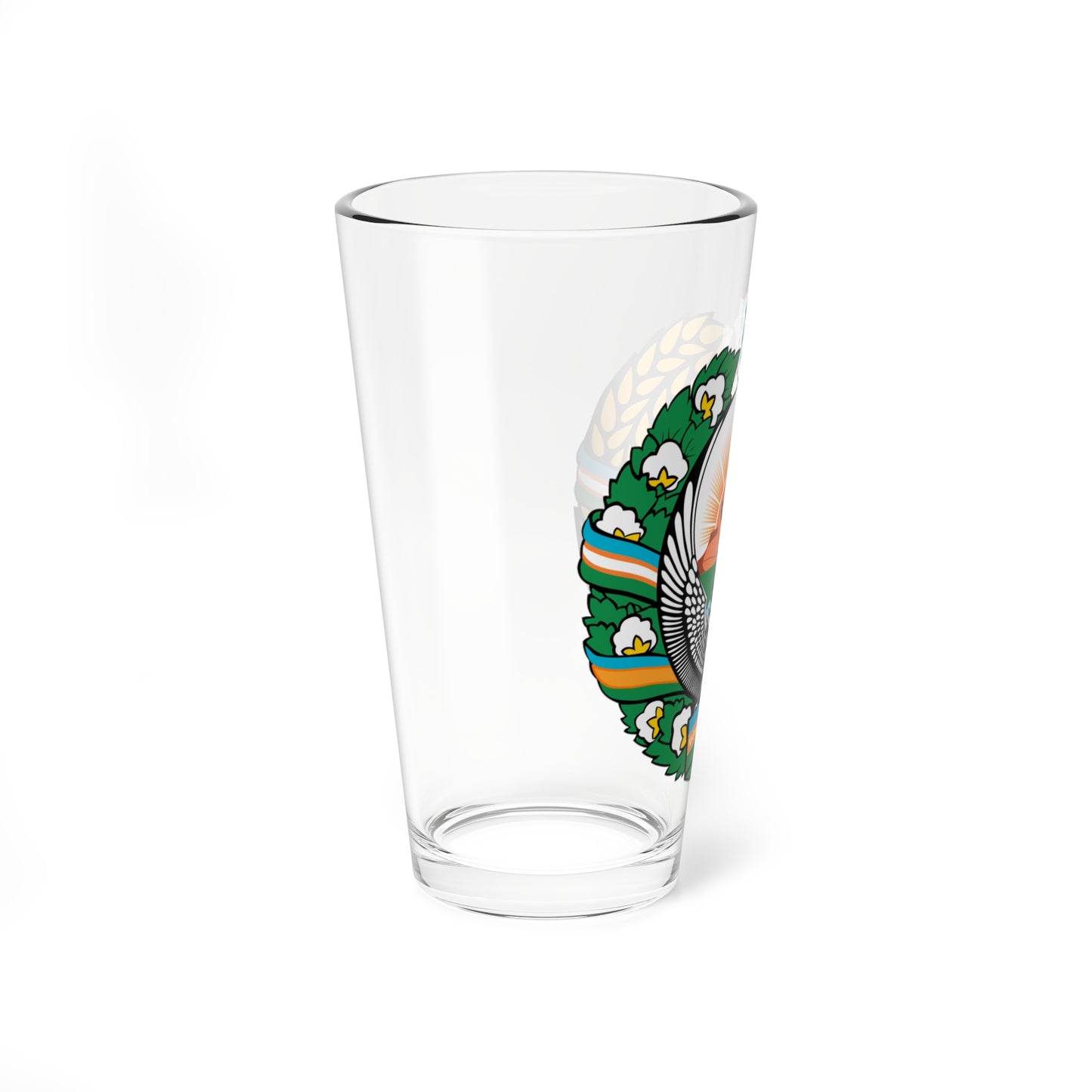 Emblem of Karakalpakstan (Uzbekistan) (Coat of Arms) Pint Glass 16oz