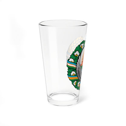 Emblem of Karakalpakstan (Uzbekistan) (Coat of Arms) Pint Glass 16oz