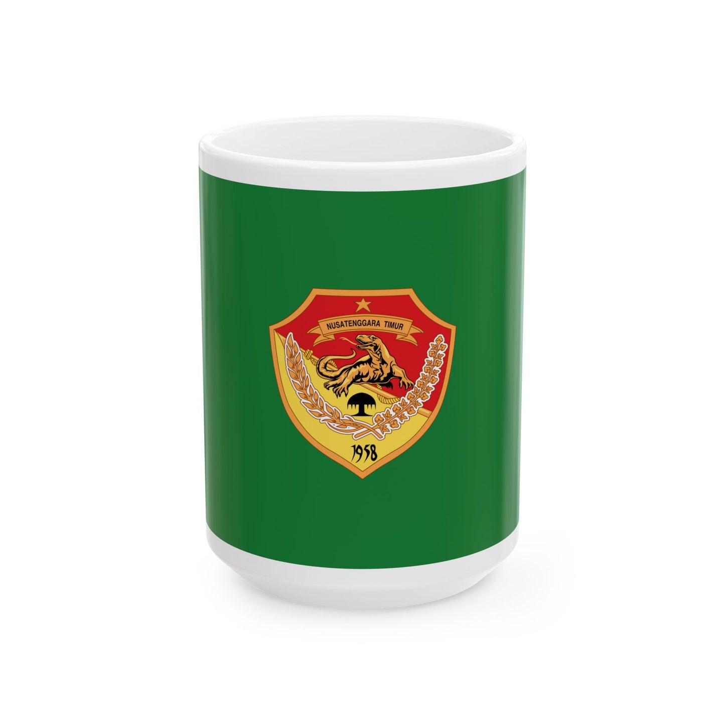 Flag of East Nusa Tenggara Indonesia - White Coffee Mug