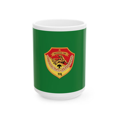 Flag of East Nusa Tenggara Indonesia - White Coffee Mug