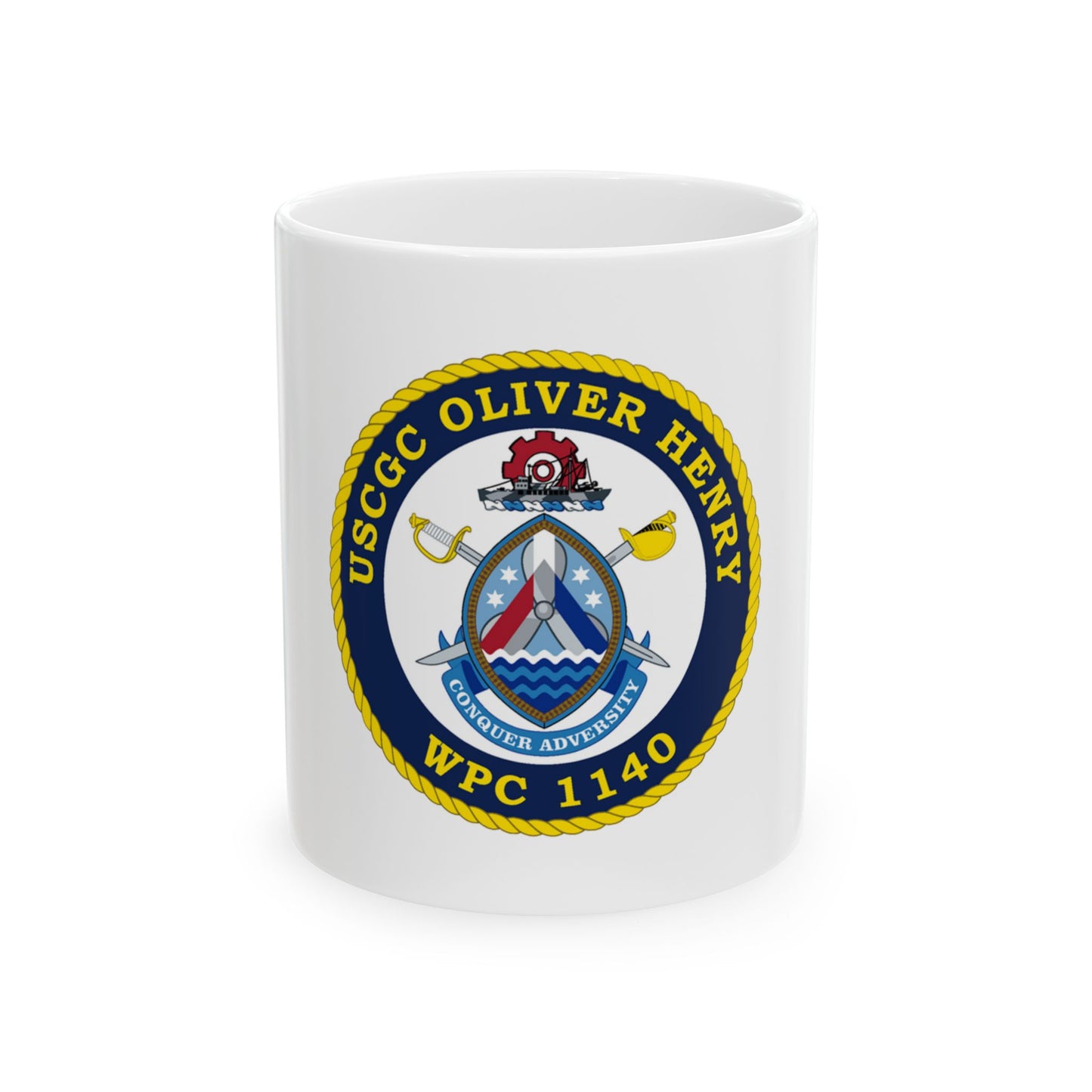 USCGC Oliver Henry WPC 1140 (U.S. Coast Guard) White Coffee Mug