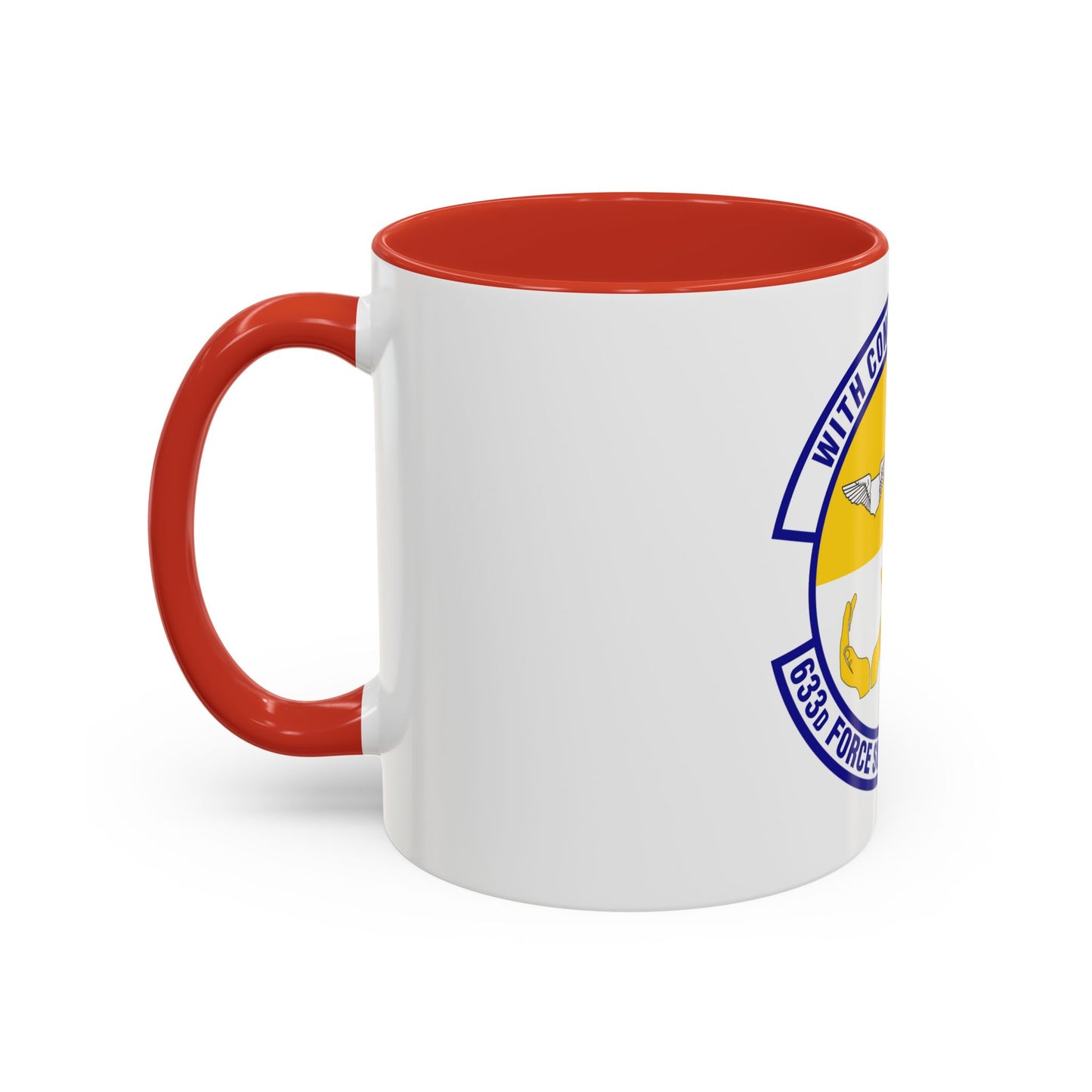 633d Force Support Squadron (U.S. Air Force) Accent Coffee Mug