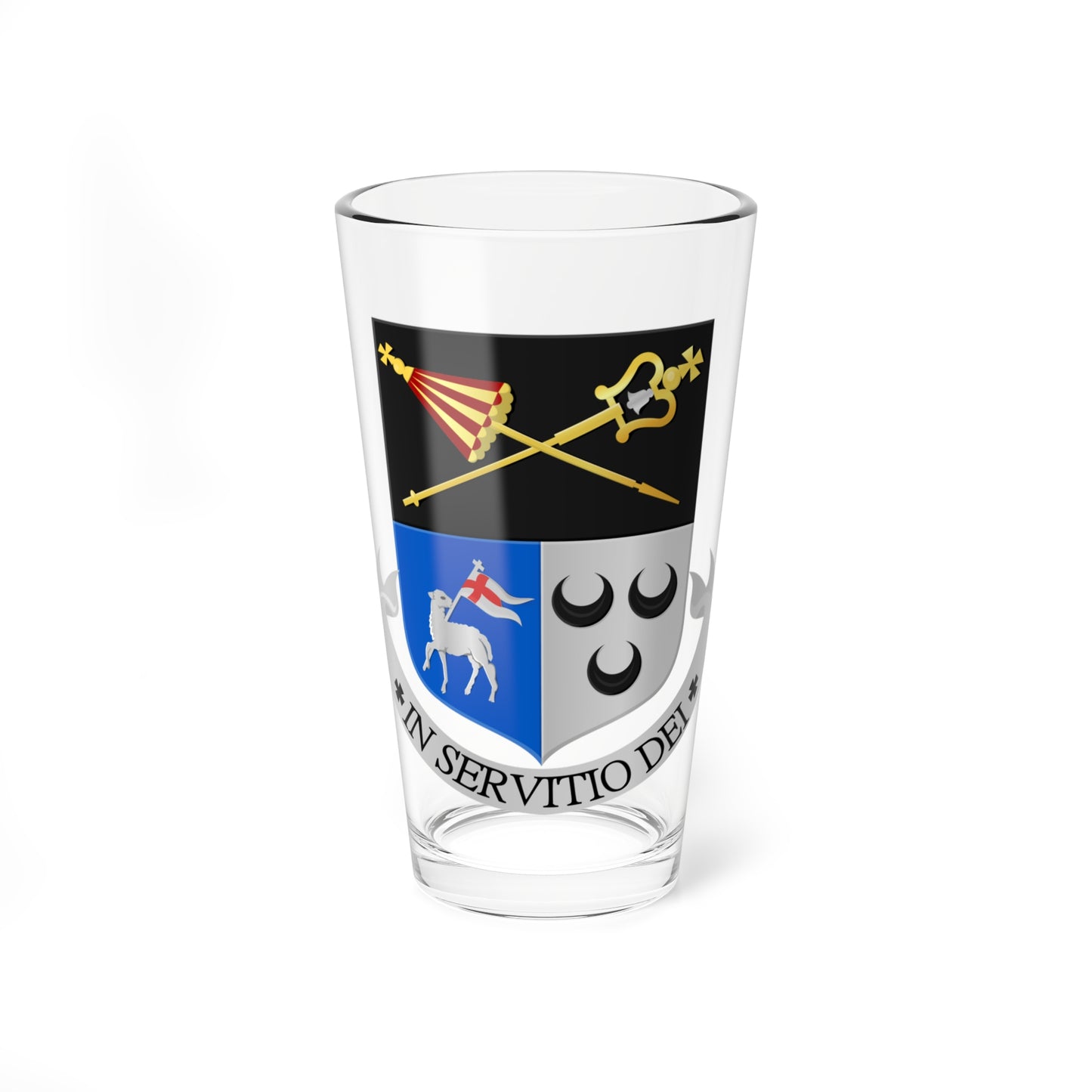 Sint Jan Oosterhout wapen (Netherlands) (Coat of Arms) Pint Glass 16oz
