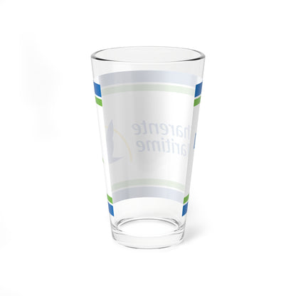 Flag of the Department of Charente-Maritime (France) Pint Glass 16oz