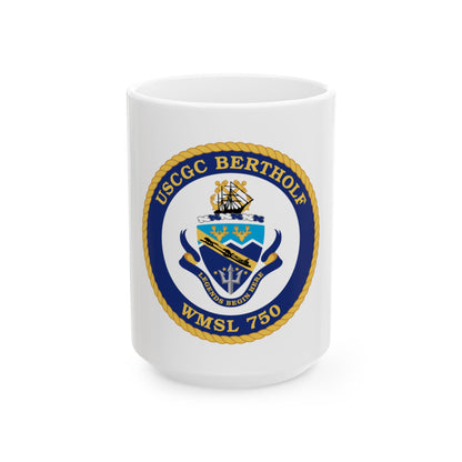 USCGC Bertholf WMSL 750 (U.S. Coast Guard) White Coffee Mug