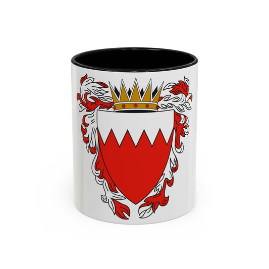 Coat of Arms of The Kingdom of Bahrain - Accent Coffee Mug