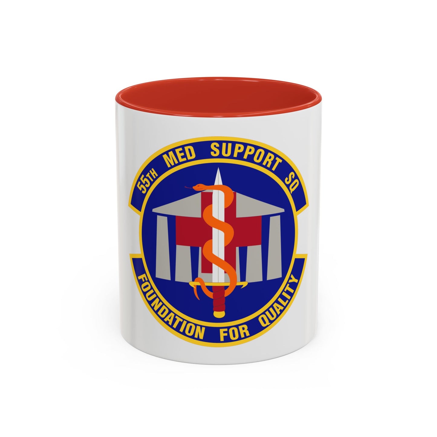 55th Medical Support Squadron (U.S. Air Force) Accent Coffee Mug