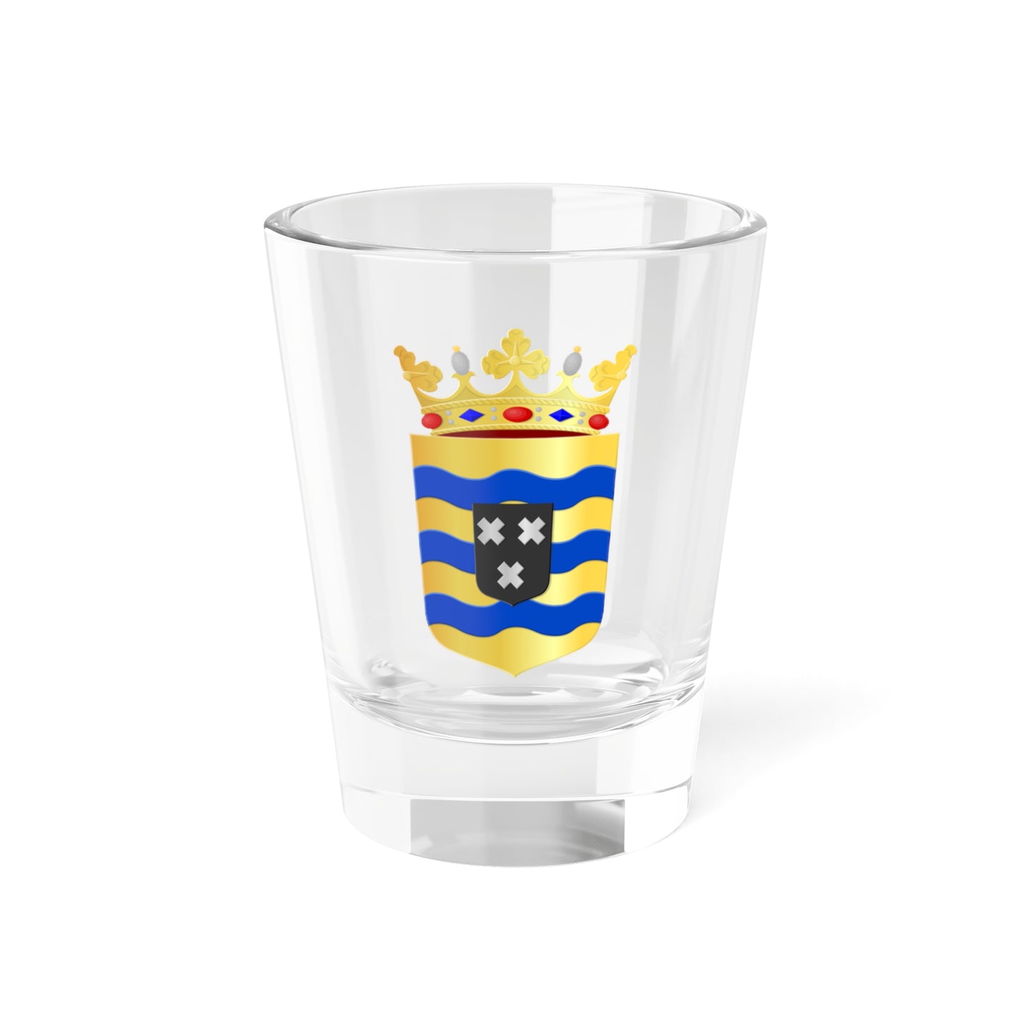 Gemeentewapen Drimmelen (Netherlands) (Coat of Arms) Shot Glass 1.5oz