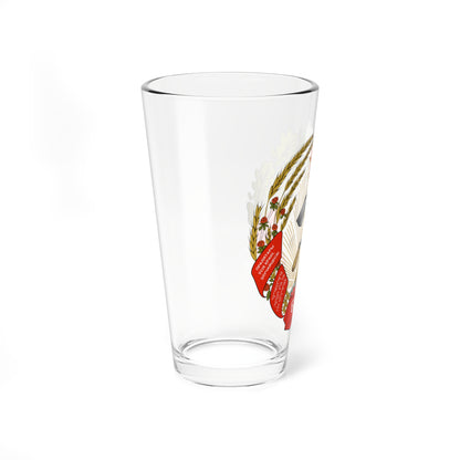 Emblem of the Byelorussian SSR 1927-1937 (Russia) (Coat of Arms) Pint Glass 16oz