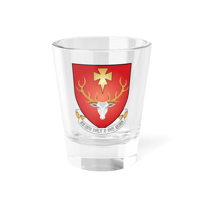 Hertford College Oxford Coat Of Arms Motto (England) (Coat of Arms) Shot Glass 1.5oz