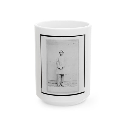 A.( ) Greenwall, Confederate Army Officer, Full-Length Portrait, Facing Front (U.S. Civil War) White Coffee Mug