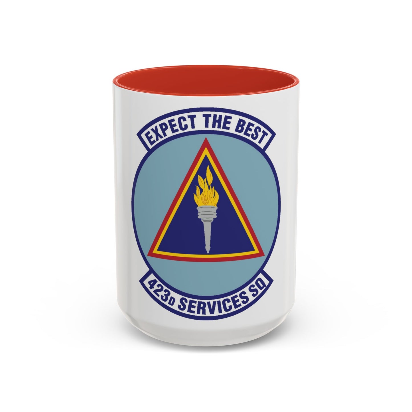 423d Services Squadron (U.S. Air Force) Accent Coffee Mug