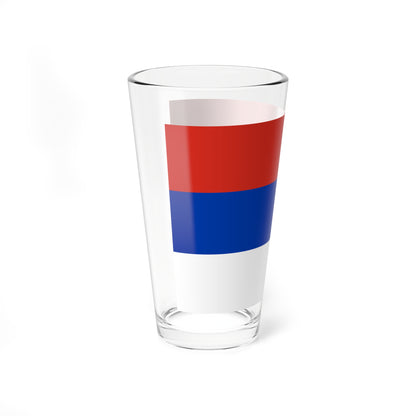 Flag of Russia upside down (Russia) Pint Glass 16oz