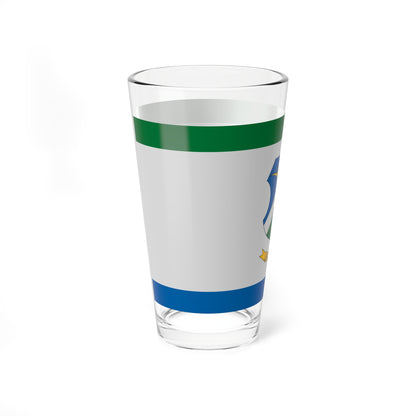 Flag of Facankert (Hungary) Pint Glass 16oz