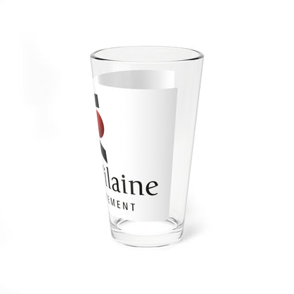 Flag of the Department of Ille-et-Vilaine (France) Pint Glass 16oz