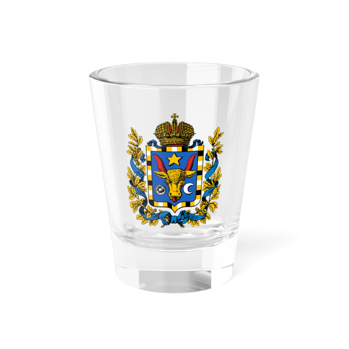 Coat of arms of Bessarabia Governorate 1878 - Shot Glass 1.5oz