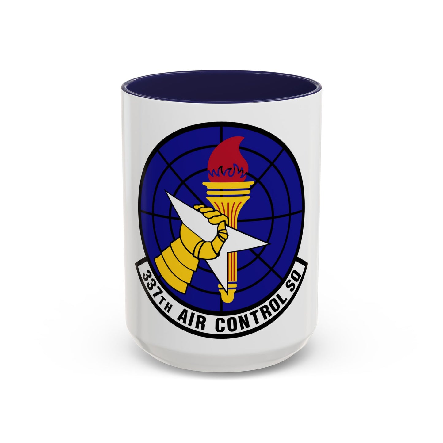 337 Air Control Squadron AETC (U.S. Air Force) Accent Coffee Mug