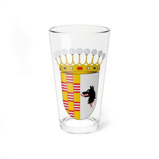 Escudo del Condado de Altamira (Portugal) (Coat of Arms) Pint Glass 16oz