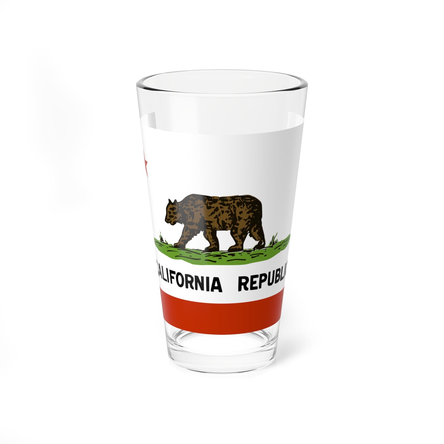 Flag of California 1911-1953 (United States) Pint Glass 16oz